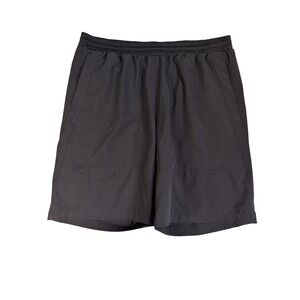 FLX Men's L‎ Tall Black Athletic Shorts Performance Workout Gym Running Active